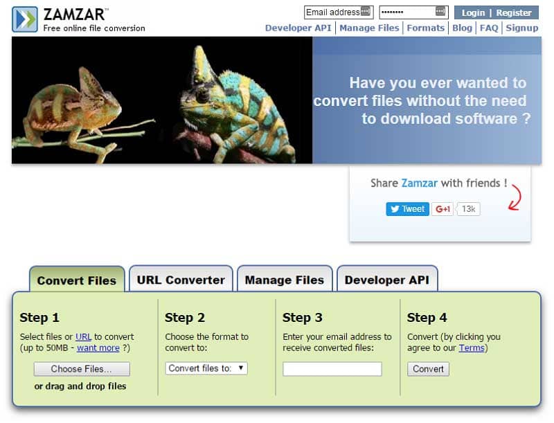 صورة لـ تحقق من أفضل أدوات تحويل ملفات PDF على الإنترنت | zamzar-izStCfgs-DzTechs