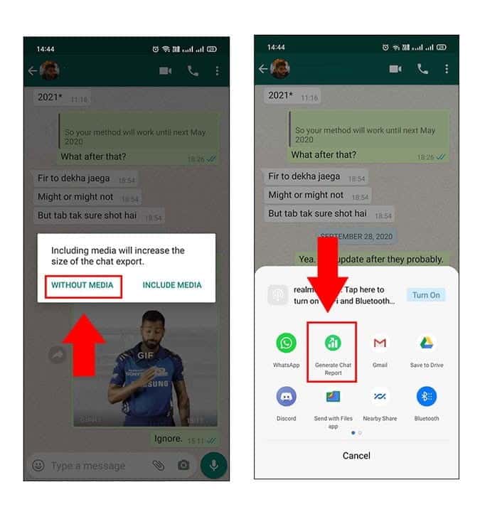 صورة لـ كيفية إنشاء تقرير دردشة فردي على WhatsApp | 10-6GULsx_Dbd_Wz9uuo72Q-DzTechs