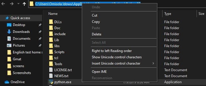 صورة لـ كيفية إضافة Python إلى متغير Windows PATH | 1CZXBI7N779kprgxbvFQIew-DzTechs