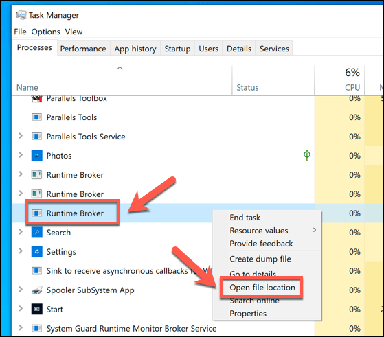 صورة لـ ما هي عملية Runtime Broker في Windows 10 (وهل هي آمنة) | 1EFfXqmPTXR-qa4UULgYsJA-DzTechs