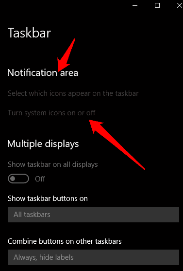 صورة لـ كيفية إصلاح علبة النظام أو الأيقونات المفقودة في Windows 10 | 1L1koN8tbHGdzeBeHywaQXQ-DzTechs
