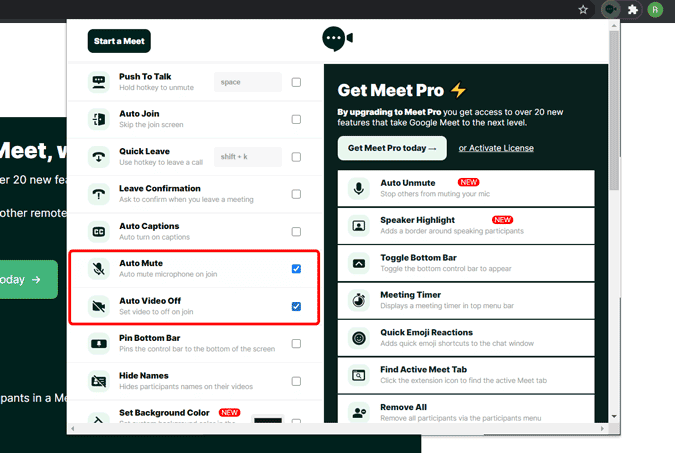صورة لـ كيفية كتم الصوت وتعطيل الفيديو تلقائيًا على Google Meet | 1NuQJyEqgL1O1E4GLzUl4YA-DzTechs