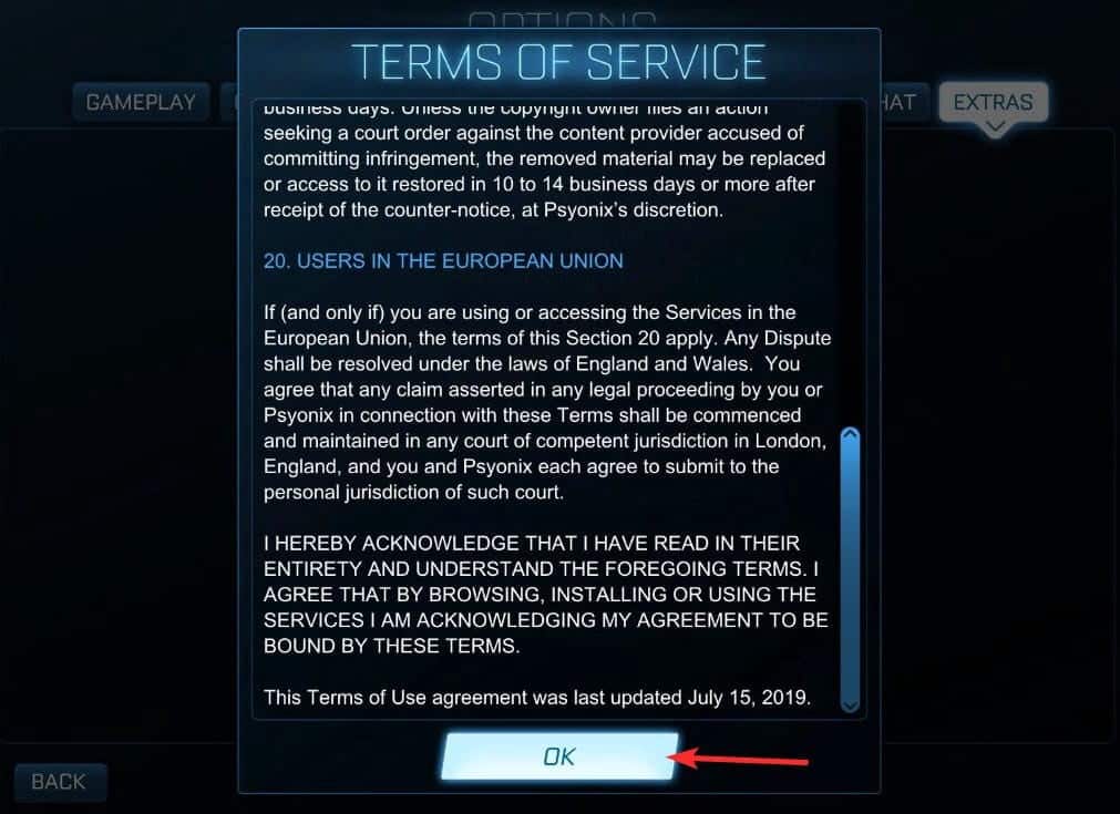 صورة لـ كيفية قبول اتفاقية الترخيص في Rocket League [الإصلاح الذي يعمل!] | 1TVkdNvtxlTrY9i7lxxIKew-DzTechs