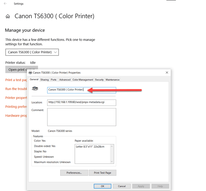 صورة لـ كيفية إعادة تسمية الطابعة في نظام التشغيل Windows 10 | 1ZS6LUpsj11KtMV7dNsmKag-DzTechs