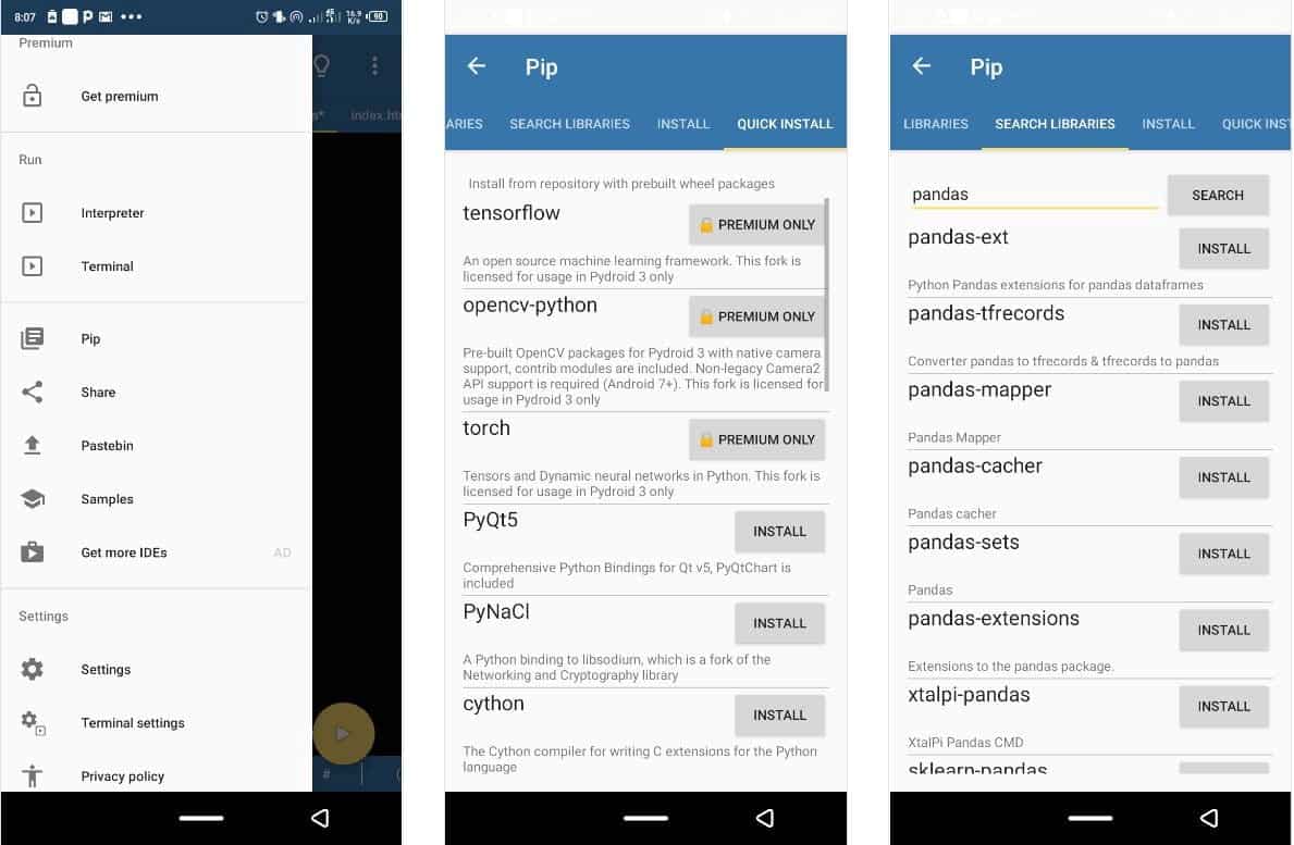 صورة لـ كيفية تثبيت Python وترميزها على Android باستخدام Pydroid 3 | 1_rcrsO0XWgMEuSHo01CLyg-DzTechs