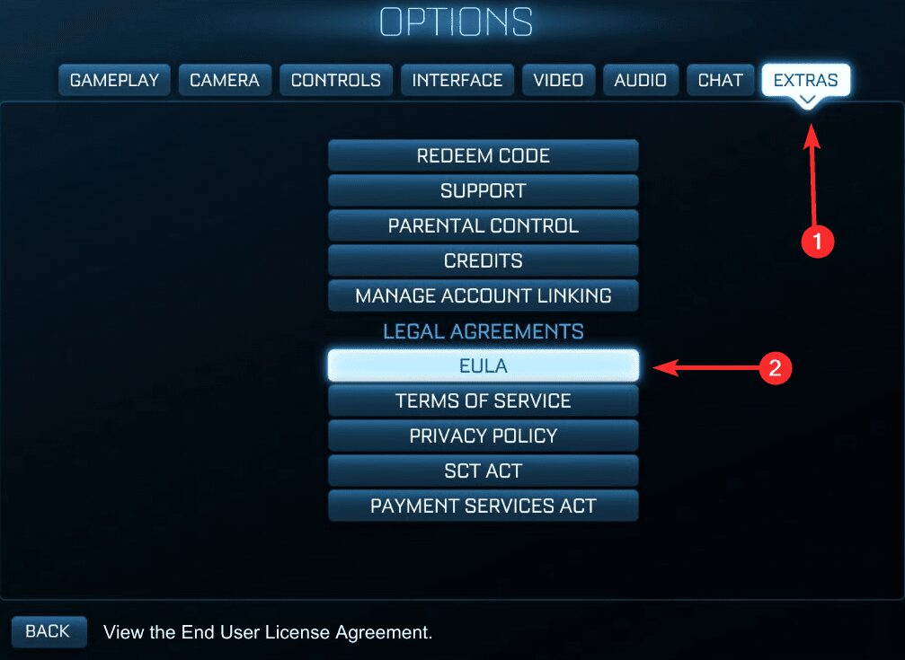 صورة لـ كيفية قبول اتفاقية الترخيص في Rocket League [الإصلاح الذي يعمل!] | 1d7Tstq5IST6mOz_e4xEUTA-DzTechs
