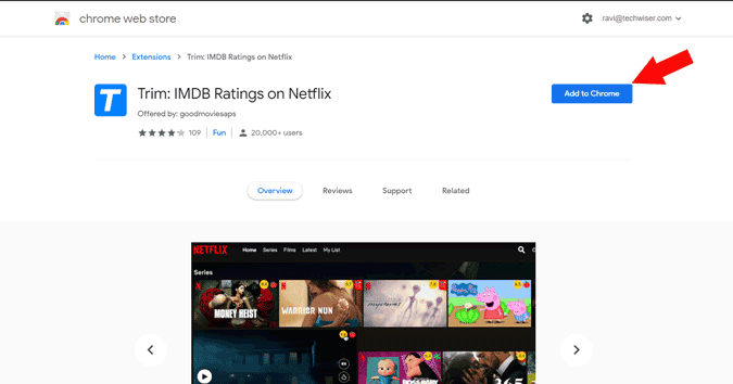 صورة لـ كيفية إضافة تقييمات IMDB و Rotten Tomatoes إلى Netflix | 1freHRyFpgOfKcj2t5iG93w-DzTechs