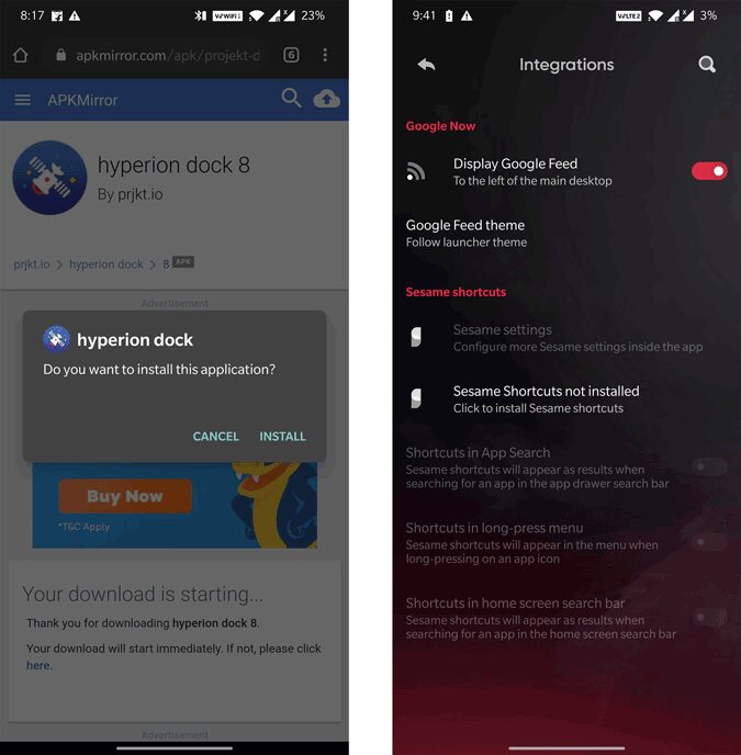 صورة لـ أفضل المُشغّلات (Launchers) التي تدعم ميزة “اقتراحات” من Google | 1gurlEdf0H9CNSxN5WynGww-DzTechs