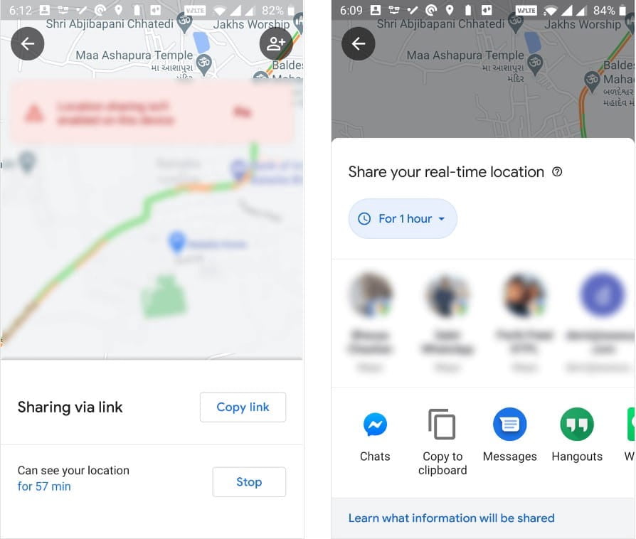 صورة لـ أفضل الطرق البسيطة لمشاركة مكان تواجدك باستخدام تطبيقات Android | 1mxQ3Q_kSdKPYAYt5z8Uk8A-DzTechs