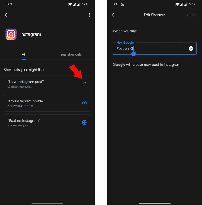 صورة لـ كيفية النشر على Instagram باستخدام مساعد Google | 1uIjaF3EUfFh1wwaP1Yskhg-DzTechs