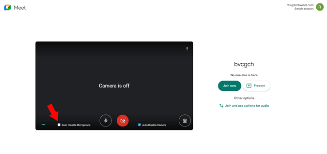 صورة لـ كيفية كتم الصوت وتعطيل الفيديو تلقائيًا على Google Meet | 1x0_bnOhdbqFG9gnLZYKRiA-DzTechs