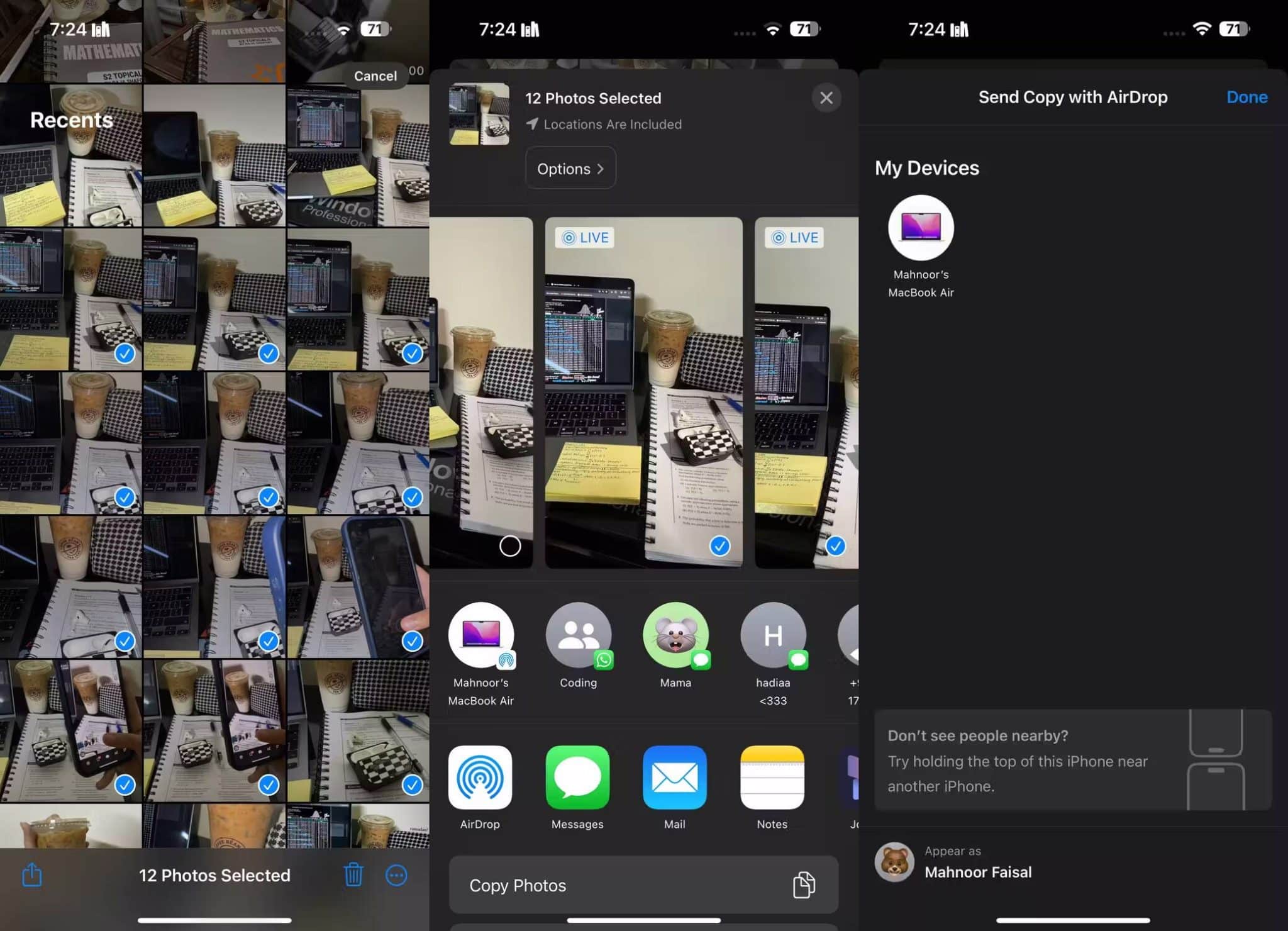 صورة لـ طرق سريعة لنقل الصور من iPhone إلى iPhone | 21selecting-images-in-the-photos-app-scaled
