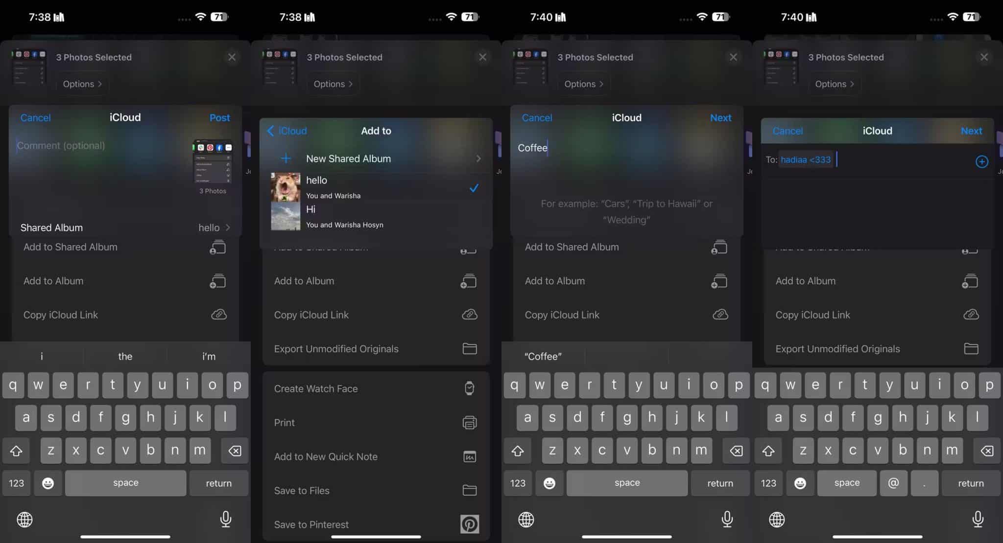 صورة لـ طرق سريعة لنقل الصور من iPhone إلى iPhone | 61creating-a-shared-album-on-an-iphone-scaled