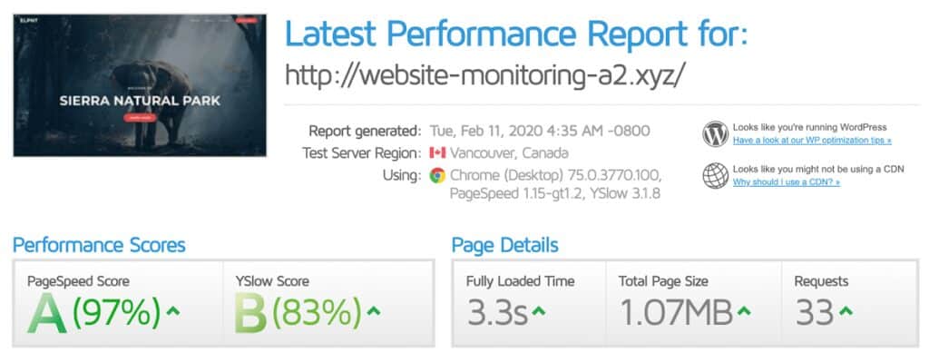 صورة لـ مراجعة A2 Hosting: هل هي أسرع 20X (اختبارات الأداء والسرعة) | A2-hosting-performance-1024x399-DzTechs
