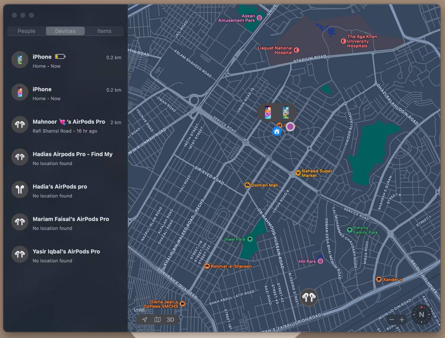 صورة لـ كيفية العثور على iPhone المفقود أو المسروق باستخدام تطبيق “تحديد الموقع” | devices-tab-in-find-my-app
