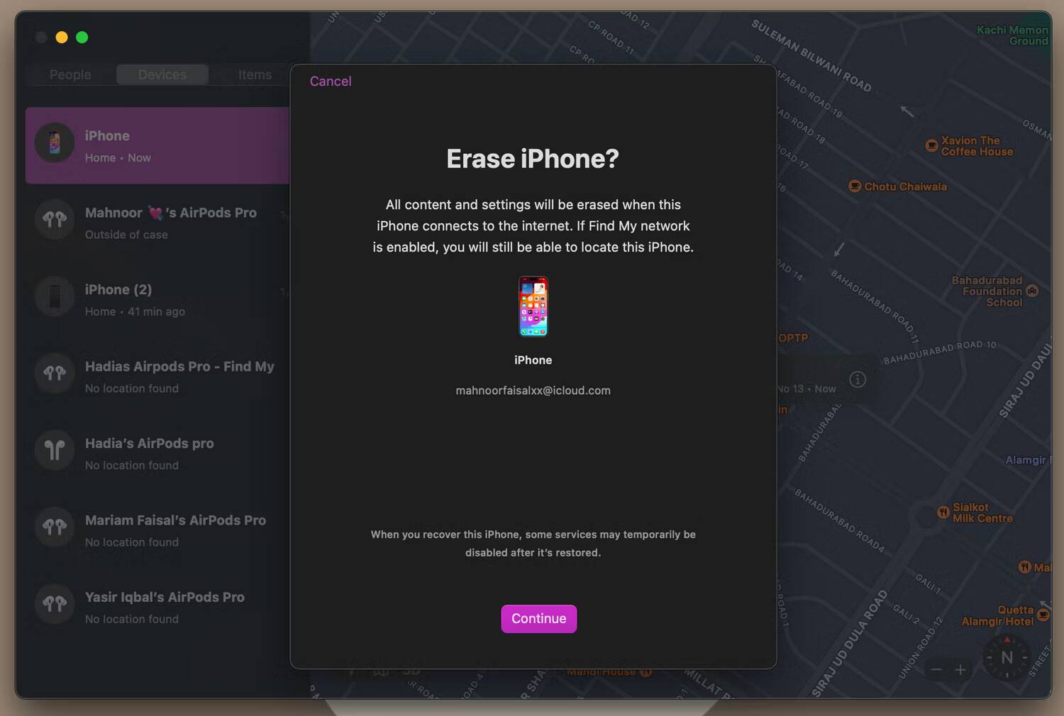 صورة لـ كيفية العثور على iPhone المفقود أو المسروق باستخدام تطبيق “تحديد الموقع” | erasing-lost-iphone