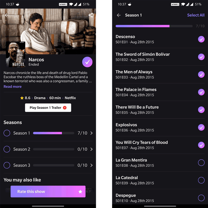 صورة لـ أفضل تطبيقات تتبع الأفلام التي تتزامن مع Trakt على Android | hobi-L0QiXhgs-DzTechs