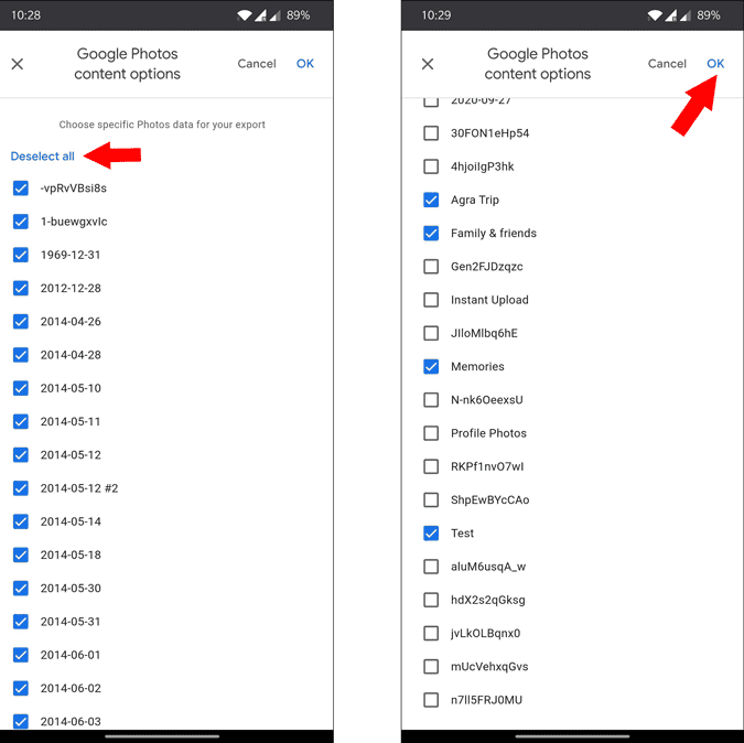 صورة لـ كيفية تنزيل ألبومات صور Google على الهاتف المحمول | selecting_albums-JSUuXhgs-DzTechs