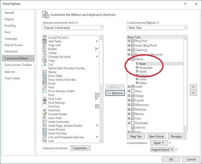 صورة لـ كيفية تخصيص الشريط في Microsoft Office | 12jC9DCN_vYv1cQ7j_fLFsA-DzTechs