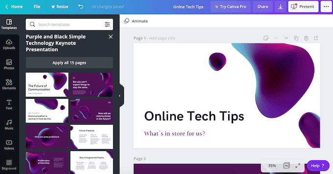 صورة لـ أفضل بدائل PowerPoint التي يُمكنك استخدامها عبر الإنترنت | 1MpheB57k2ukAOGEK-wpEAA-DzTechs