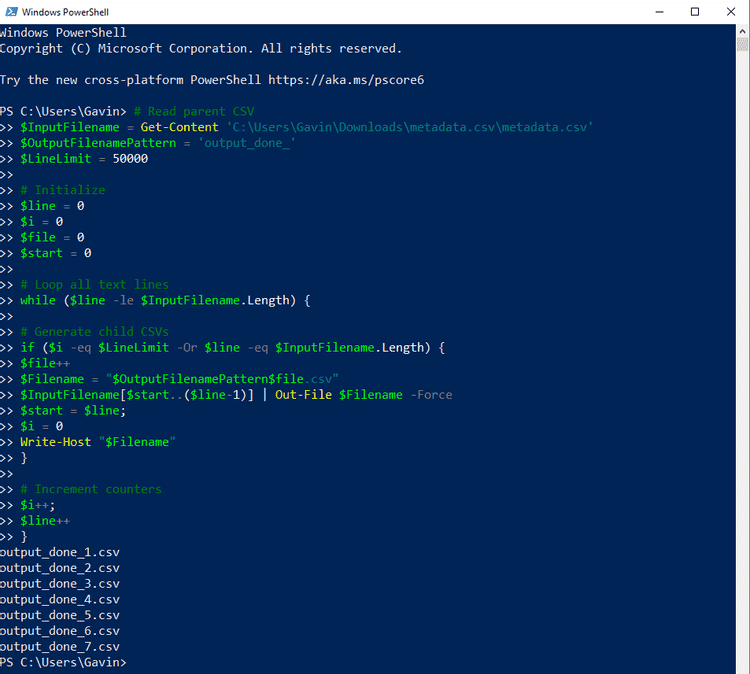 صورة لـ كيفية تقسيم جدول بيانات Excel كبير بتنسيق CSV إلى ملفات مُنفصلة | 1enW84muFVbeq2aT-j10WAQ-DzTechs
