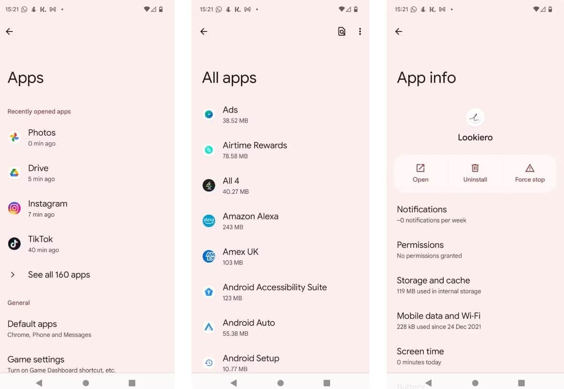 تحقق من عمليات التثبيت العشوائية وغير المرغوب فيها للتطبيقات