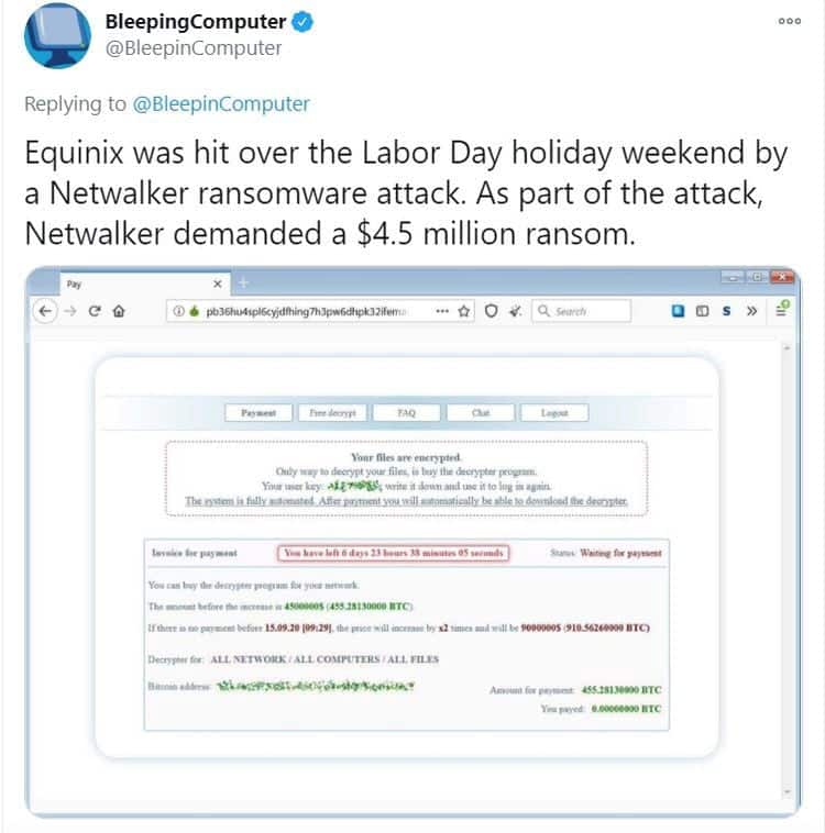 صورة لـ كل ما تحتاج لمعرفته حول فيروس الفدية NetWalker | 13M4YfE0OR6Q4KAKOAd9-sQ-DzTechs