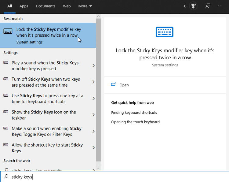 صورة لـ كيفية تعطيل ميزة سهولة الوصول “مفاتيح الثبات” في Windows | 1J3v6opxWFjj7cq_PueQOoQ-DzTechs