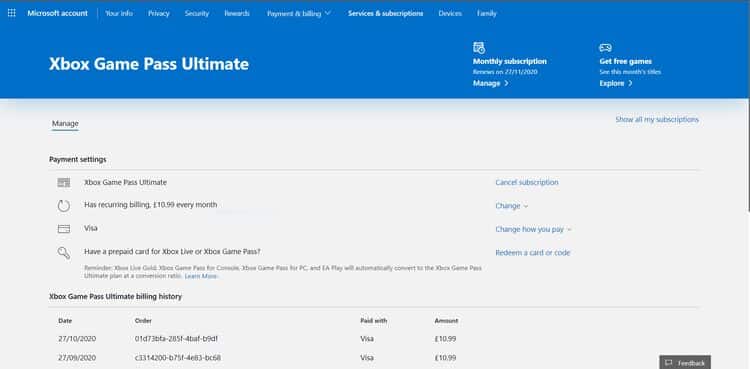 صورة لـ كيفية إلغاء اشتراك Xbox Game Pass الخاص بك | 1I3sKu6OnbotNHvpN862taw-DzTechs