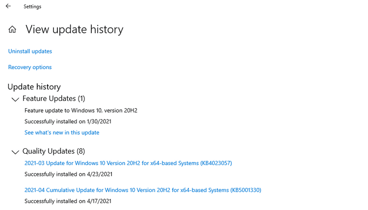 صورة لـ أفضل الطرق لإلغاء تثبيت تحديثات Windows 10 يدويًا | 1dbK1KxeKCP5xn9XerRYnYA-DzTechs
