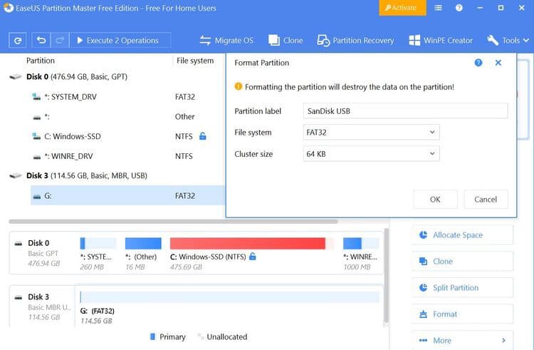 صورة لـ كيفية تهيئة محرك أقراص ثابت كبير الحجم باستخدام FAT أو FAT32 | 1H1yDTrkBc0ZgnIgoSxV7NQ-DzTechs