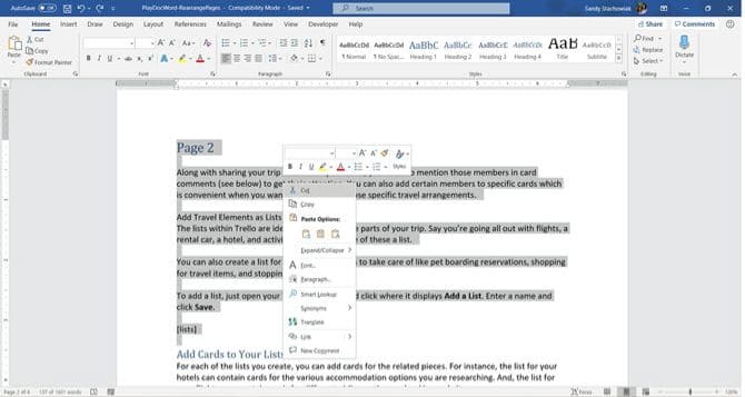 صورة لـ كيفية نقل الصفحات وإعادة تنظيمها وإعادة ترتيبها في Microsoft Word | 1LfeUU7EI4H6U6XY8H2DbuQ-DzTechs