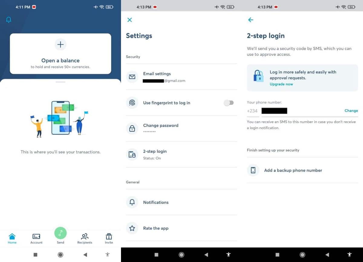 صورة لـ كيفية إعداد تسجيل الدخول باستخدام التحقّق بخطوتين على حساب Wise | 1ACt-ToowX7K9-5eHtVcKVw-DzTechs