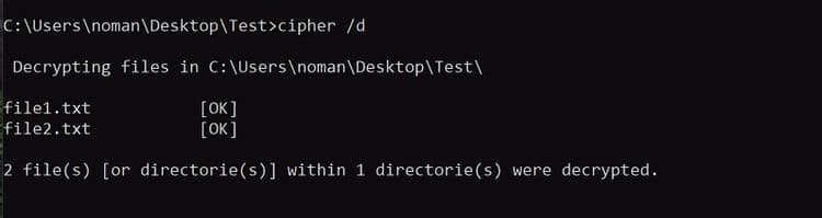 صورة لـ كيفية استخدام موجه أوامر Windows لتشفير الملفات | 1BIg9sTrcYDN5zmDOXmia6Q-DzTechs