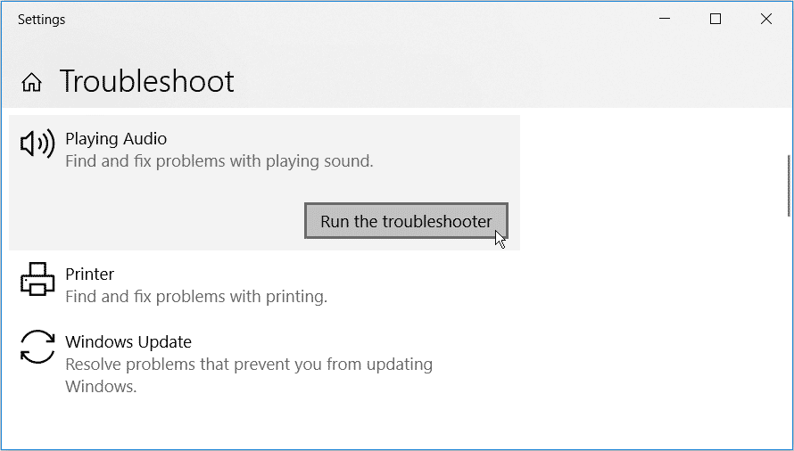 صورة لـ الصوت لا يعمل في Windows 10؟ إليك خطوات إصلاح مشاكل تعطل الصوت | Running-the-Audio-Troubleshooter-DzTechs
