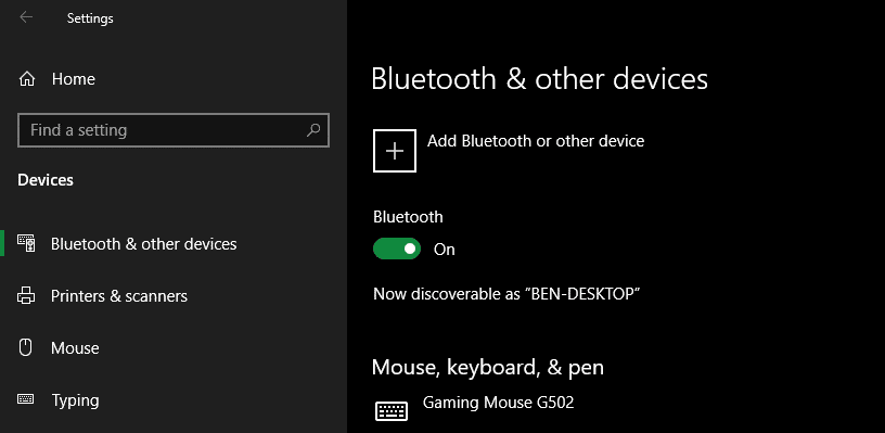 صورة لـ الصوت لا يعمل في Windows 10؟ إليك خطوات إصلاح مشاكل تعطل الصوت | Windows-10-Bluetooth-Enabled-Settings-DzTechs