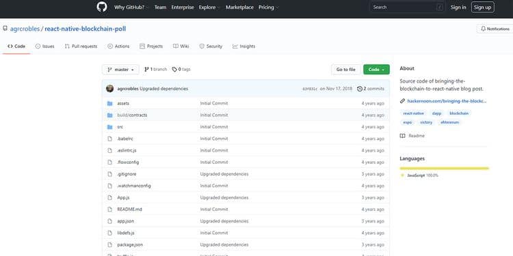 صورة لـ أفضل تطبيقات البلوك تشين التي تم إنشاؤها باستخدام React Native | 1U2GCv3yeqp4vYEe3A-tIfA-DzTechs