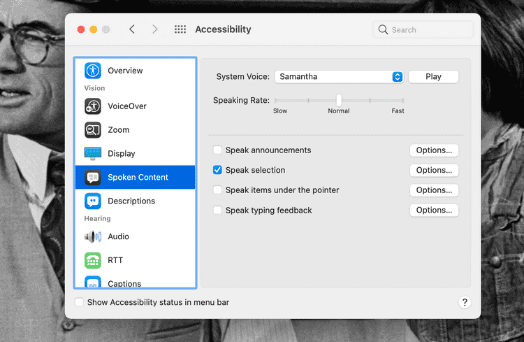 صورة لـ كيفية استخدام المحتوى المنطوق لجعل جهاز Mac يقرأ بصوت عالٍ لك | 1afdGtE2JehPRWmJ2yq26og-DzTechs