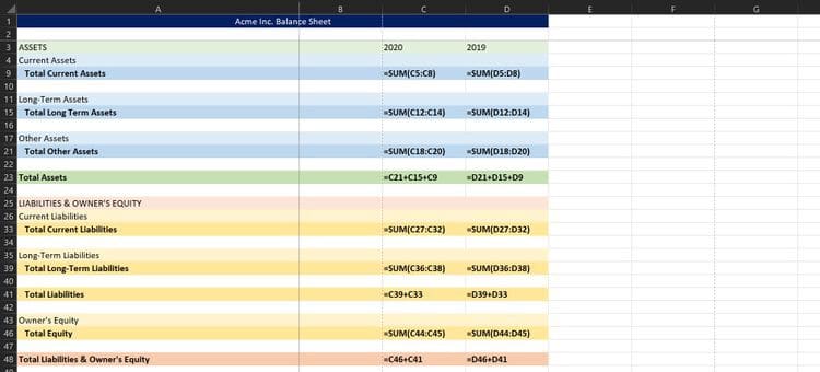 صورة لـ كيفية إنشاء الميزانية العمومية في Microsoft Excel | 1qE6sCdQuvZ8c7txfyub1Sg-DzTechs