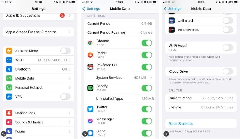 صورة لـ كيفية تتبع استخدام البيانات لتطبيقات iOS الفردية | 1SH7PtQ02-FCFrfy6xpZkBA-DzTechs