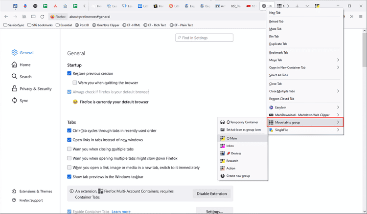 صورة لـ أفضل الطرق المفيدة لإدارة علامات التبويب المُتعددة في Firefox | 1bTAcNhKDuY-1eaVUjqgcAw-DzTechs