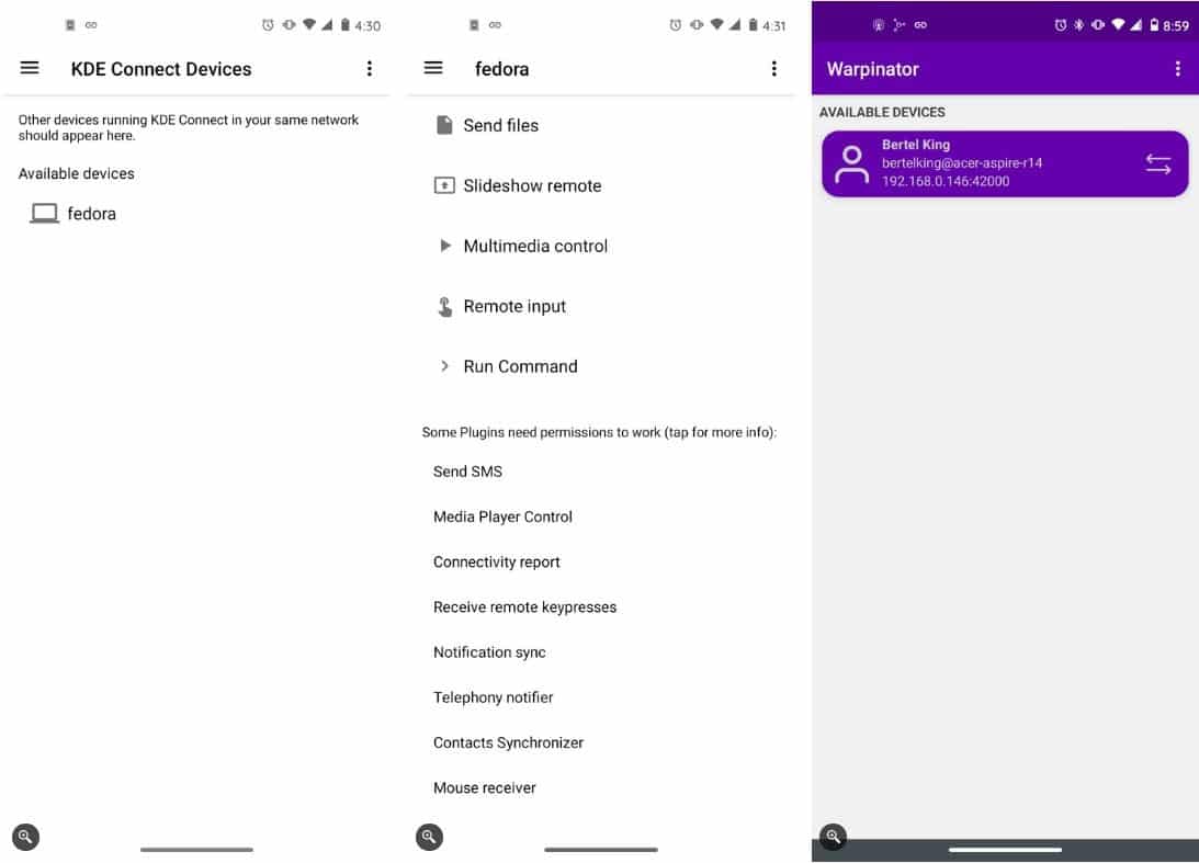 صورة لـ مقارنة بين KDE Connect و Warpinator: أيهما أفضل لعمليات نقل الملفات؟ | 1icPSNCTmfTq7g0Vd28NSZg-DzTechs