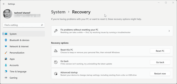 صورة لـ كيفية الرجوع إلى إصدار Windows 10 بعد الترقية إلى Windows 11 | 1SJQM1eoHCnRX2UCWWC4UJw-DzTechs