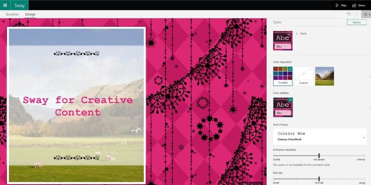 صورة لـ أفضل ميزات Microsoft Sway لإنشاء تقارير وعروض تقديمية تفاعلية | 15uFYFBlCDYV0Jg7Wsu2SAQ-DzTechs