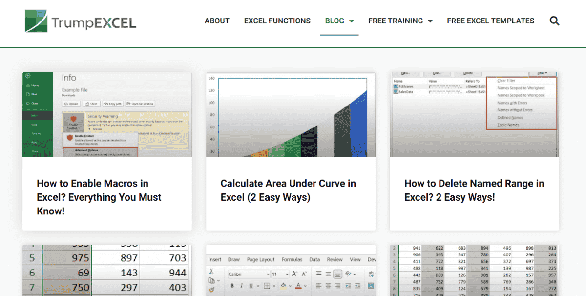 صورة لـ أهم مواقع الويب والمدونات لتعلم نصائح وحيل Excel | 1JujazsysoAzLHSuvXv2p0A-DzTechs