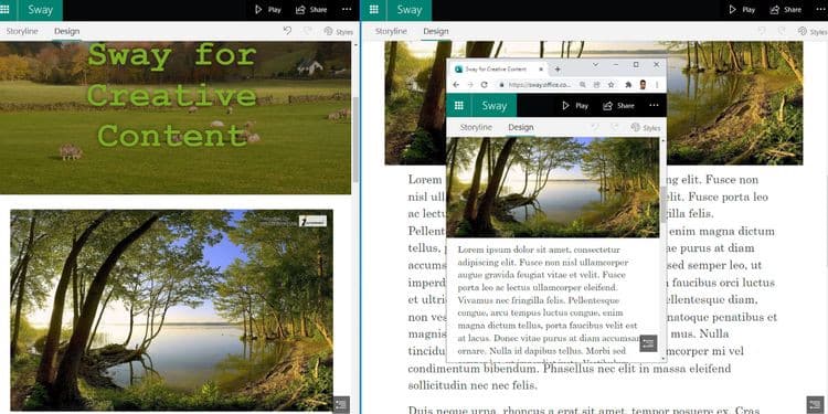 صورة لـ أفضل ميزات Microsoft Sway لإنشاء تقارير وعروض تقديمية تفاعلية | 1tjRrFM-OuGD9FNiftmaGiQ-DzTechs