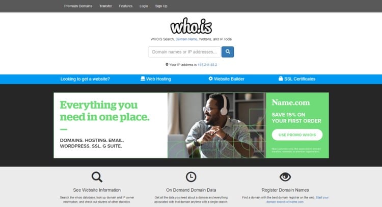 صورة لـ أفضل مواقع الويب للبحث عن معلومات WHOIS مجانًا | 12zbiJ_v32FiG54gEq6D9UQ-DzTechs