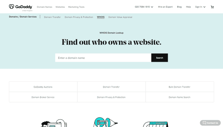 صورة لـ أفضل مواقع الويب للبحث عن معلومات WHOIS مجانًا | 1CR8AzDbC8ryBbYVi_Aic4g-DzTechs