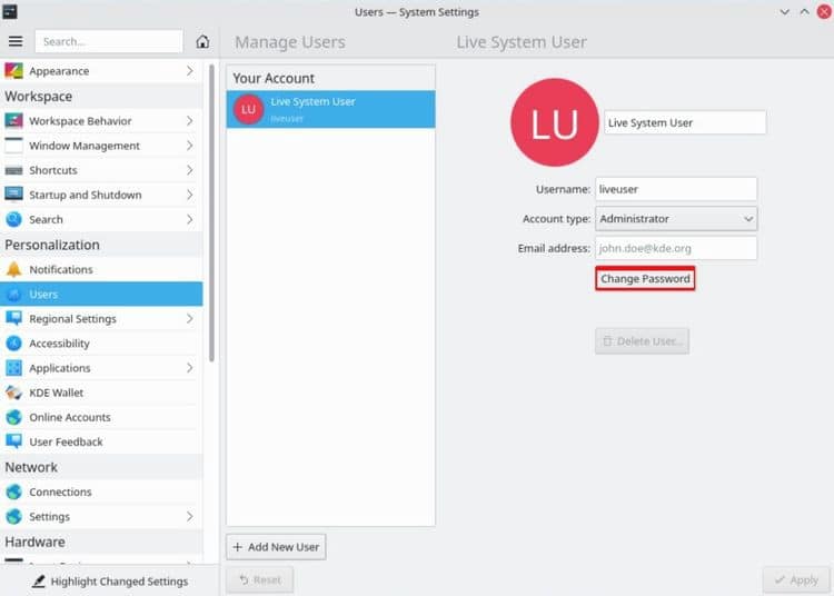 صورة لـ كيفية تغيير كلمة السر على أي سطح مكتب Linux | 1IQ9AaiFNyF5ytVvT8F1RNg-DzTechs