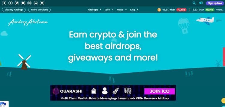 صورة لـ أفضل مواقع الويب المجانية للإسقاط الجويُّ للعملات المشفرة | 1MLqZfGWu-1DADzzNh9H6vw-DzTechs